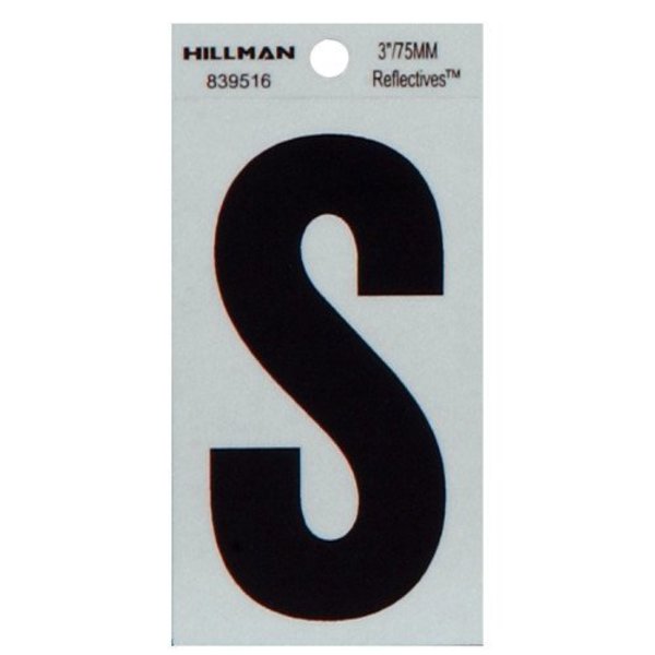 Hillman 3" Blk S Thin Adhesive 839516